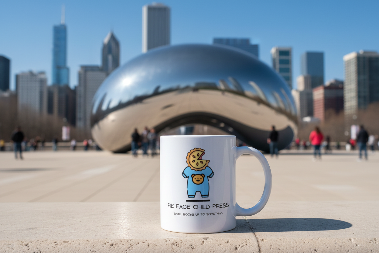 My Write Hand Decent Mug at the Bean in Chicago
